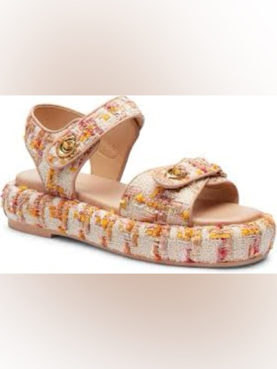 Coach Shoes - Coach Tweed Peyton Platform Sandals